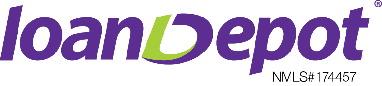 loanDepot-logo-Purple-Green-black-background